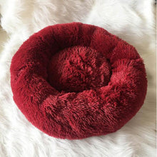 Load image into Gallery viewer, Round Plush Pet Bed House