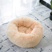 Load image into Gallery viewer, Round Plush Pet Bed House