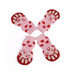 Pet Shoe Socks 4 pcs