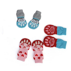 Pet Shoe Socks 4 pcs